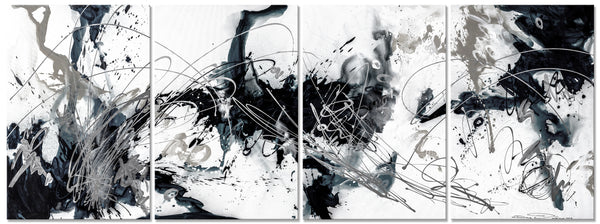 Splash - Black, White & Gray