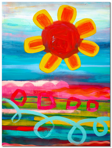 "Summer" Original Modern Abstract Painting