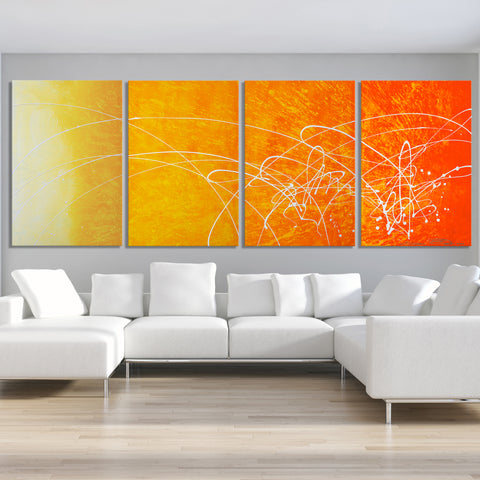 Abstract Painting  "Sunset"