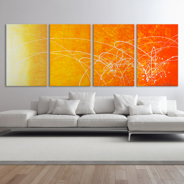 Abstract Painting  "Sunset"