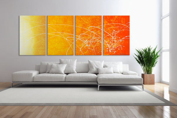Abstract Painting  "Sunset"