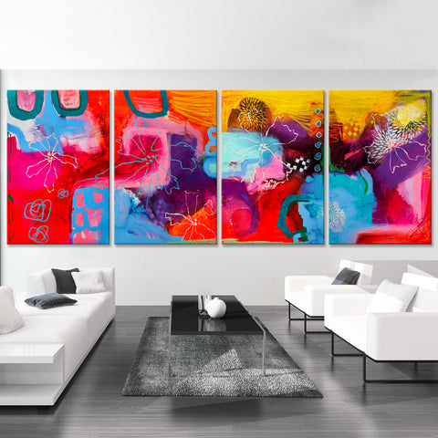 "The Secret Garden" Original Modern Abstract Painting