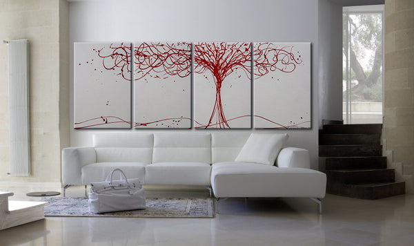 Tree of Life - White & Red