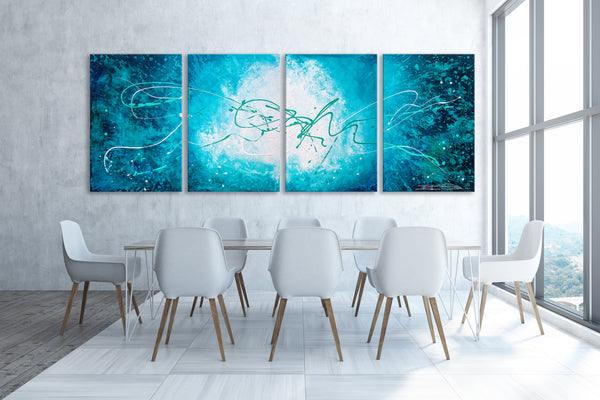 Abstract Painting "Turquoise Waters 3"