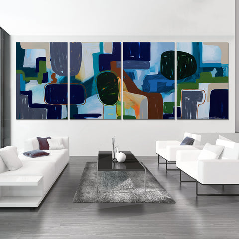 "Wanderlust" Original Modern Abstract Painting