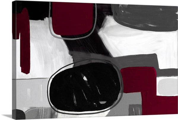 Gray & Raspberry