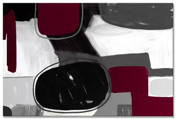 Gray & Raspberry
