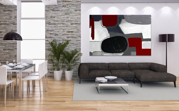 Gray & Red