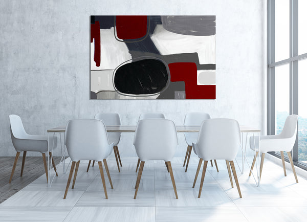 Gray & Red