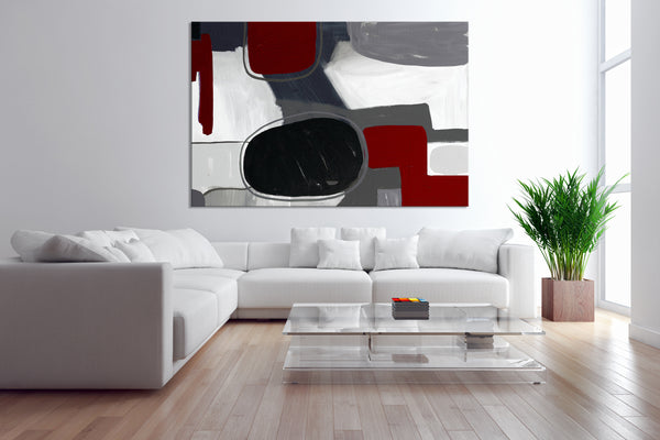 Gray & Red