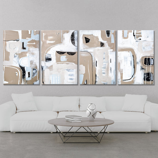 Abstract Painting "New Journey"