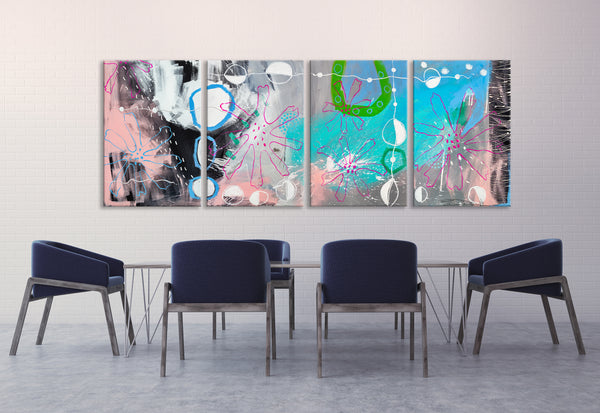 Abstract Painting "Wonderland"