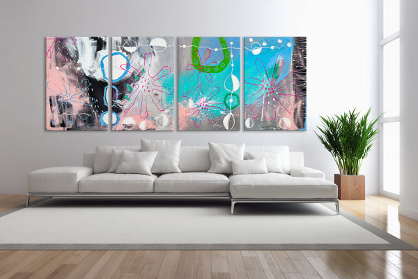 Abstract Painting "Wonderland"