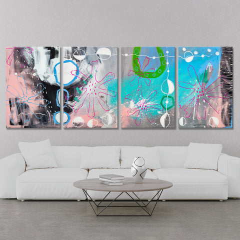 Abstract Painting "Wonderland"