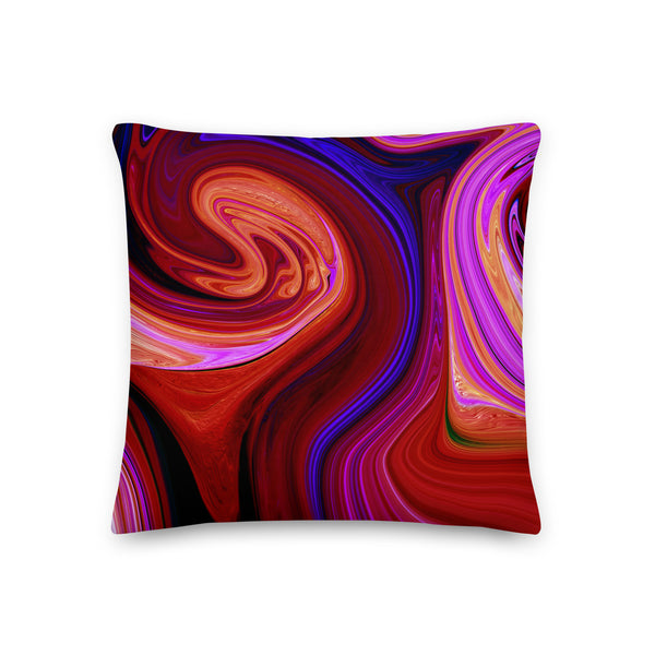 Premium Pillow - "Red Agate"
