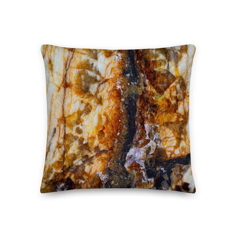 Premium Pillow - "Rust Marble"