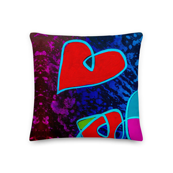 Premium Pillow - "Happy - 1"