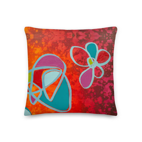 Premium Pillow - "Happy - 4"