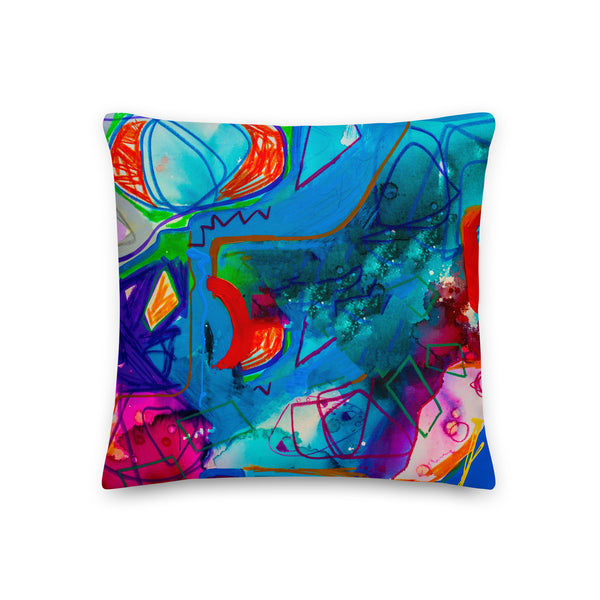 Premium Pillow - "A Vibrant Life - 2"