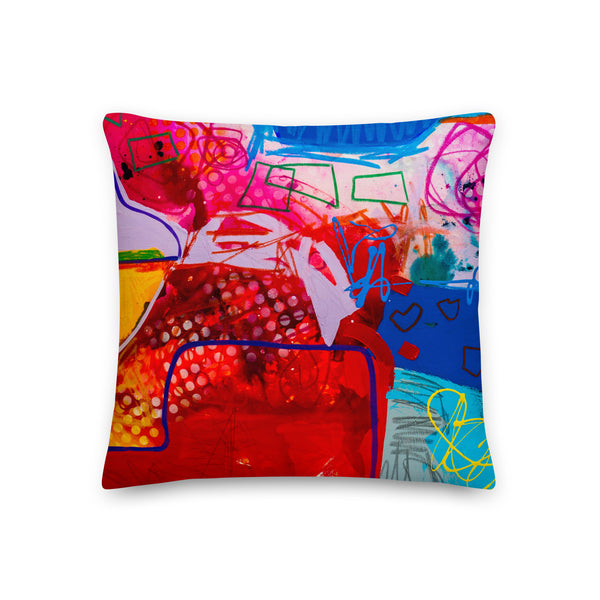 Premium Pillow - "A Vibrant Life - 4"