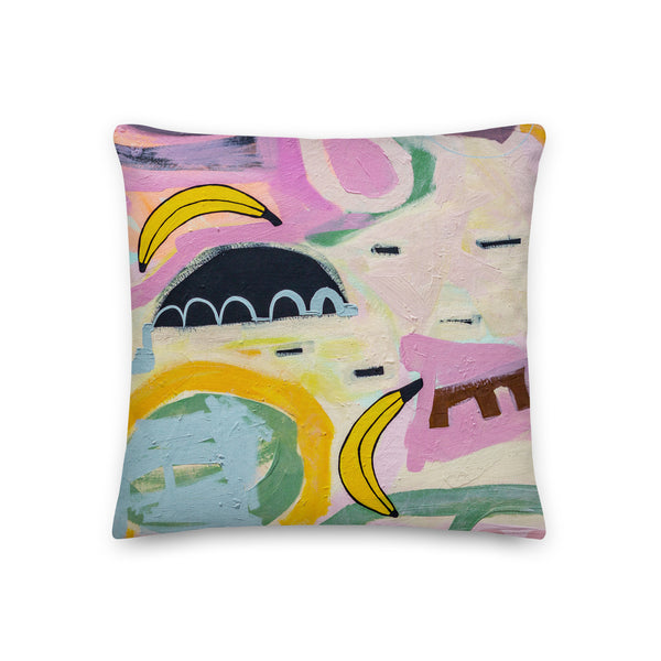 Premium Pillow - "Going Bananas - 2"