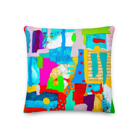 Premium Pillow - "Symphony of Colors - 3"
