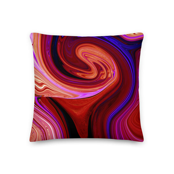 Premium Pillow - "Red Agate"