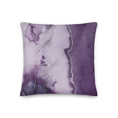 Premium Pillow - "Beautiful Marble - 3 - Amethyst"