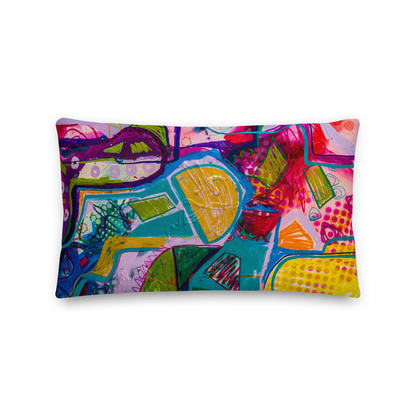 Premium Pillow - "A Vibrant Life - 1"