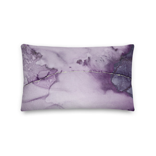 Premium Pillow - "Beautiful Marble - 3 - Amethyst"