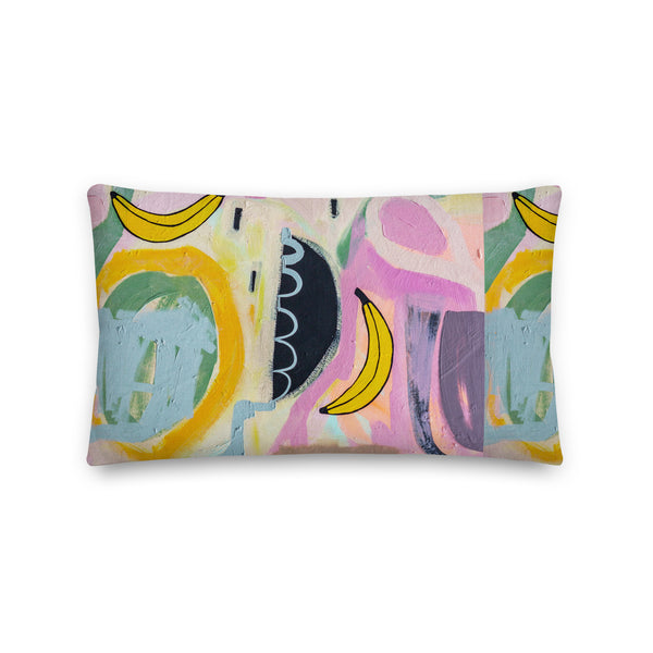 Premium Pillow  "Going Bananas"