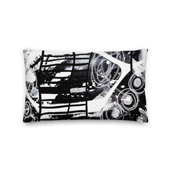 Premium Pillow - "Modern Black & White"