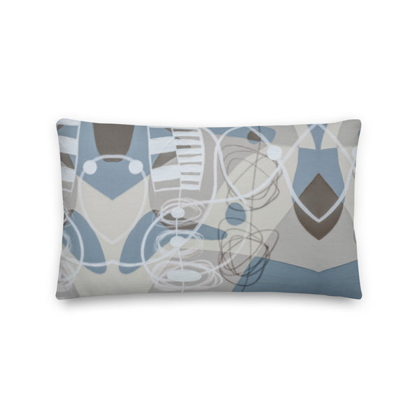 Premium Pillow -"Linen & Gray - 3"
