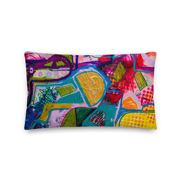 Premium Pillow - "A Vibrant Life - 1"
