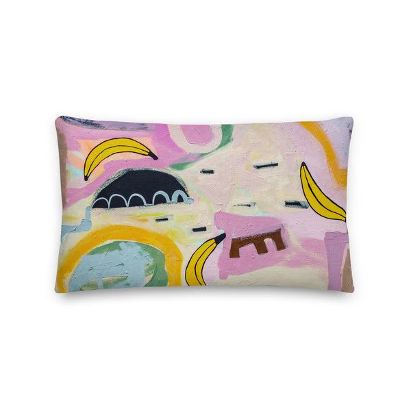 Premium Pillow - "Going Bananas - 2"