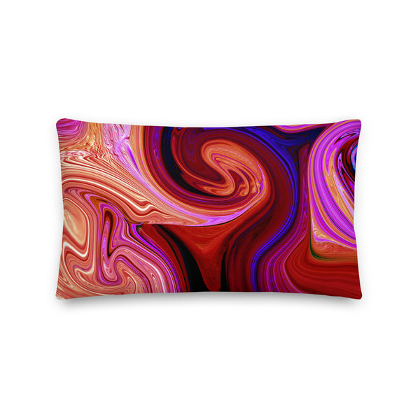 Premium Pillow - "Red Agate"