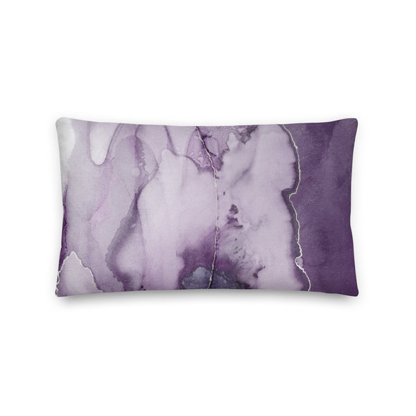 Premium Pillow - "Beautiful Marble - 3 - Amethyst"