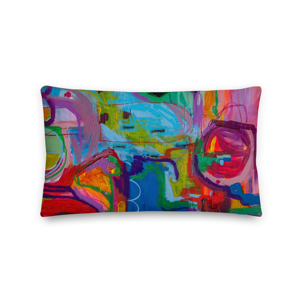 Premium Pillow - "Destination-Happiness - 2"