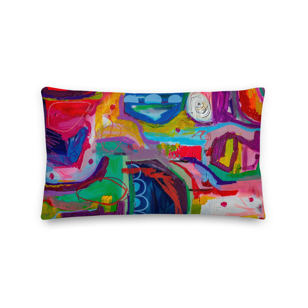 Premium Pillow - "Destination-Happiness - 3"