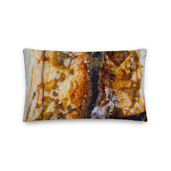 Premium Pillow - "Rust Marble"