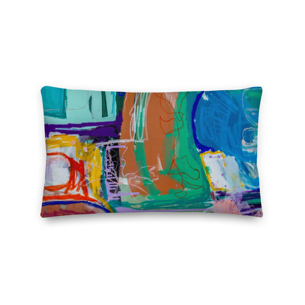This pillow is designed from Dora Woodrum's original artwork.