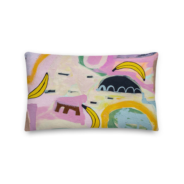 Premium Pillow  "Going Bananas"