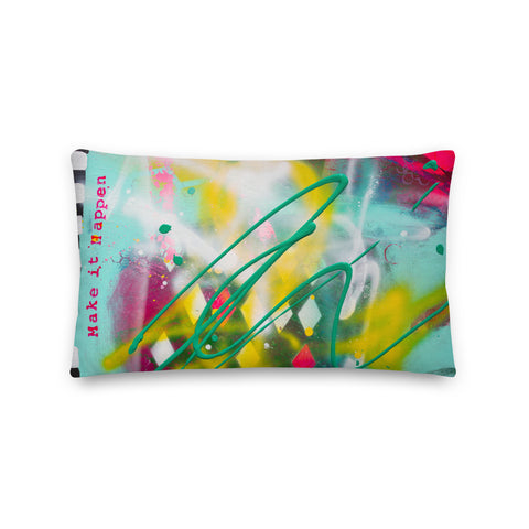 Premium Pillow - "Positive Vibes - 3"
