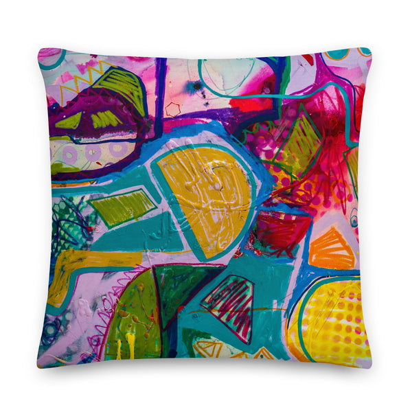 Premium Pillow - "A Vibrant Life - 1"