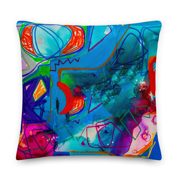 Premium Pillow - "A Vibrant Life - 2"