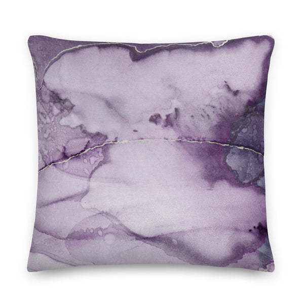 Premium Pillow - "Beautiful Marble - 3 - Amethyst"