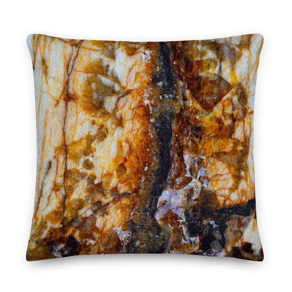 Premium Pillow - "Rust Marble"