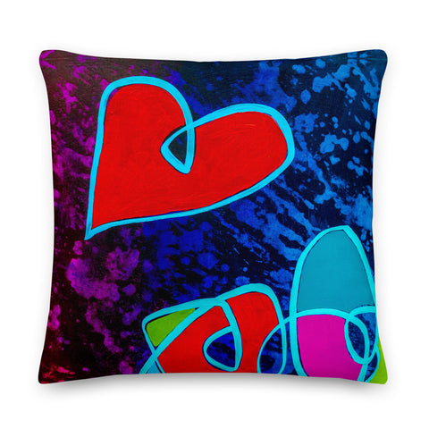 Premium Pillow - "Happy - 1"