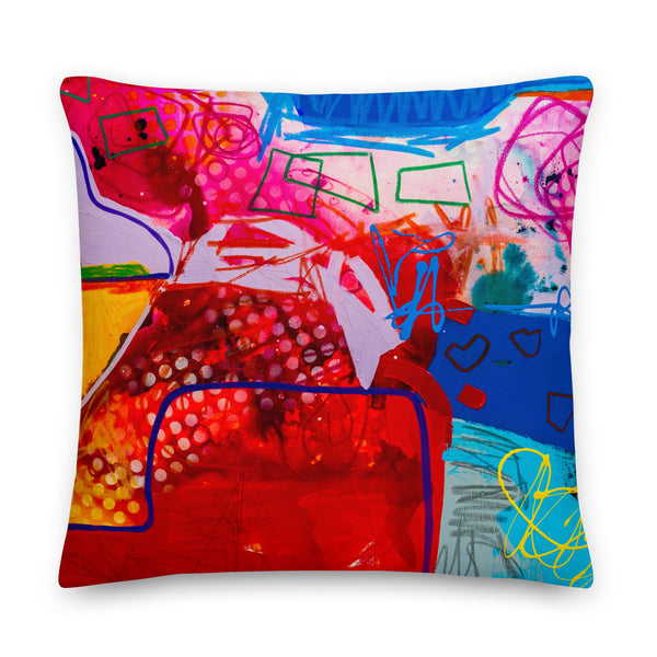 Premium Pillow - "A Vibrant Life - 4"