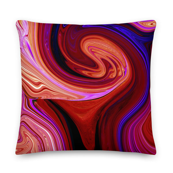 Premium Pillow - "Red Agate"